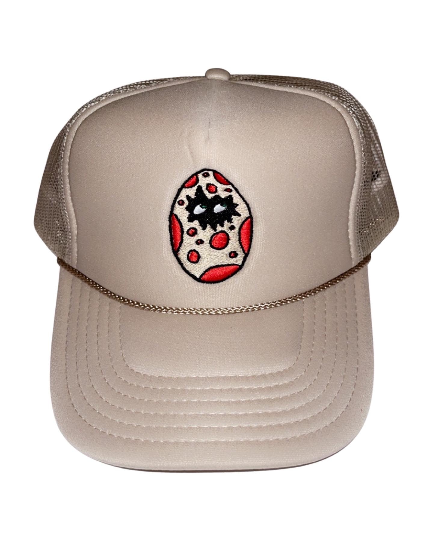 Dino Ink (Khaki) Foam mesh trucker
