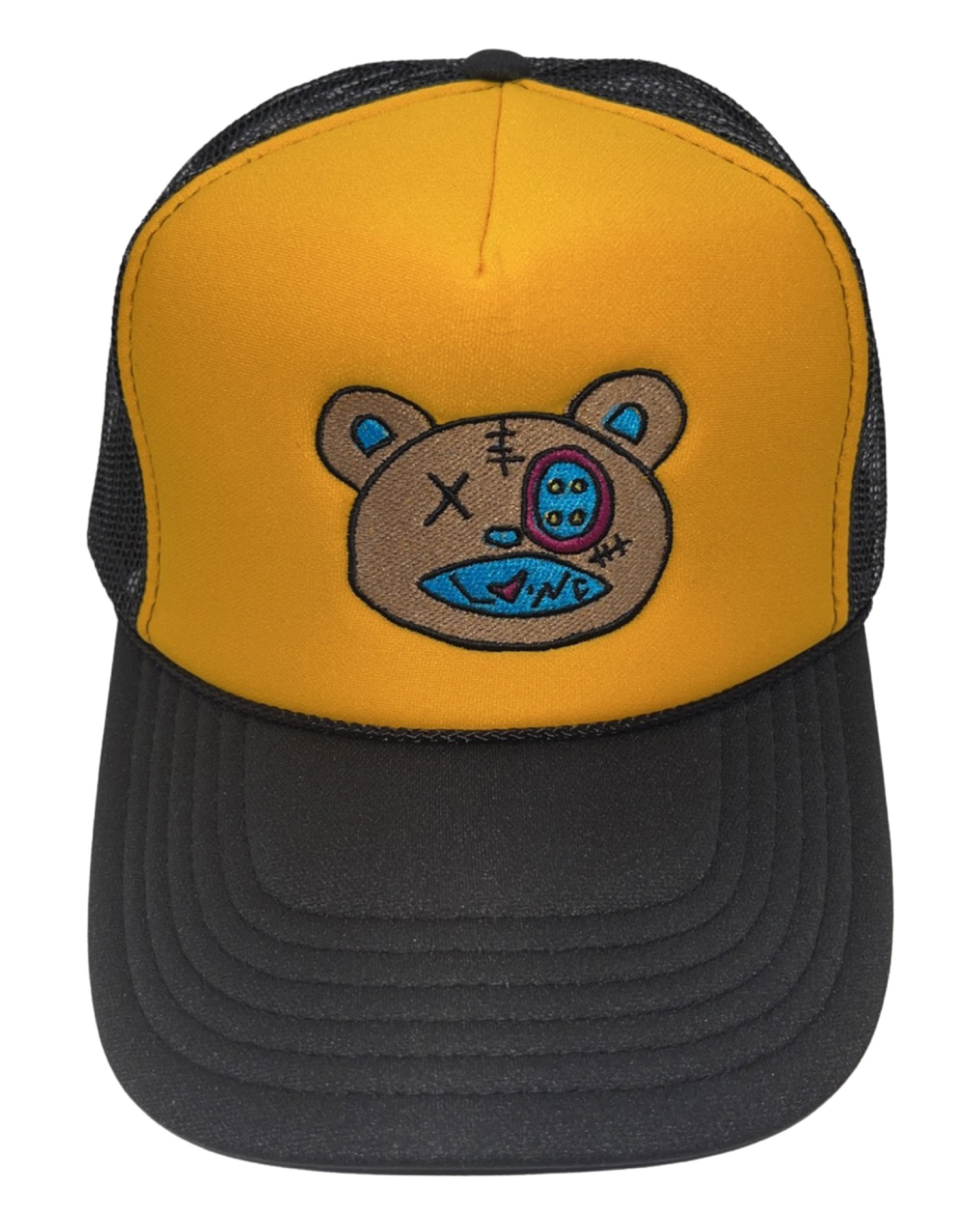 Golden Lieutenant RoBo Teddy Foam mesh trucker (GoldMembers)