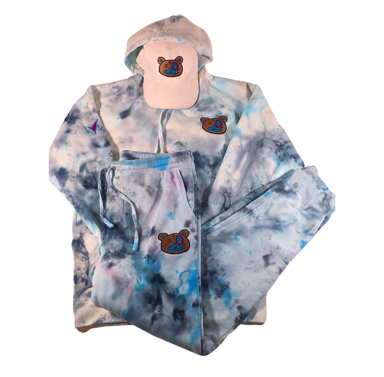 RoBo Teddy Splash Dye Sweat Suit (Hat Included)