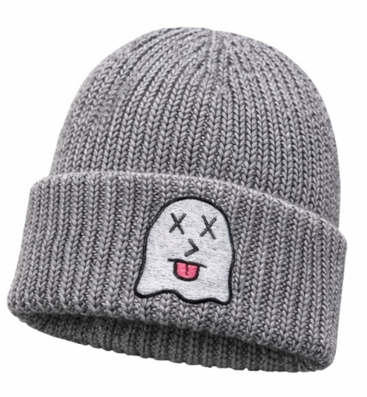 Knitted KO Kasper Beanie (Grey)