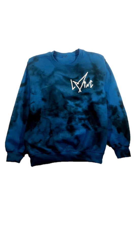 L.C Classic Ink Logo Mist Dye Crewneck