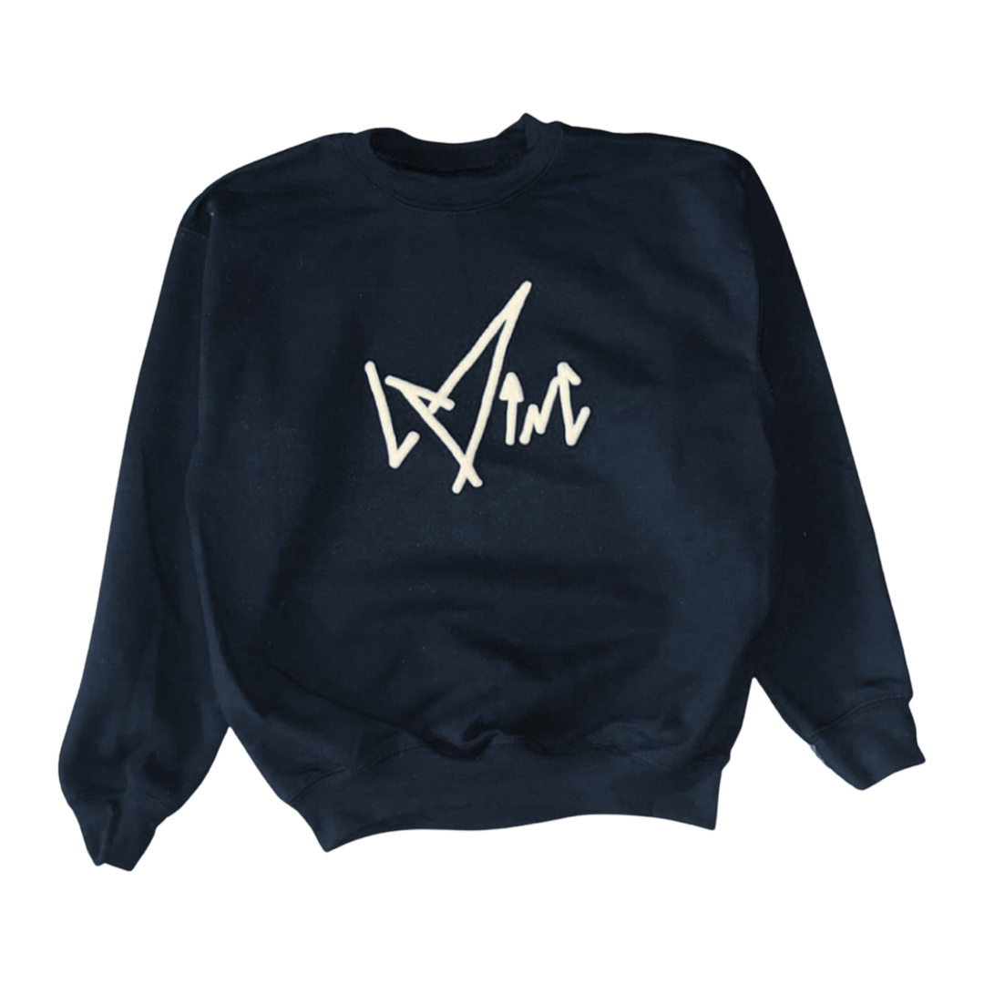 Classic Ink Puff Crewneck black/white