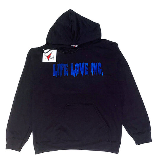 Creepy Ink (Blue) Logo hoodie