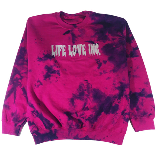 Berry Blast Creepy Ink Crewneck