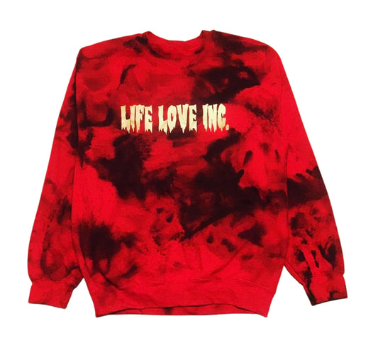 Gold Creepy Inc Mist Dye Crewneck