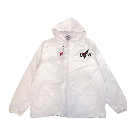 Classic Rose Ink Windbreaker Jacket