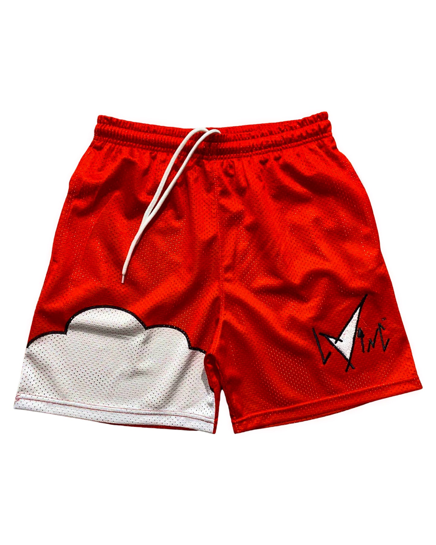 Clouded Classic Ink Shorts (Red)