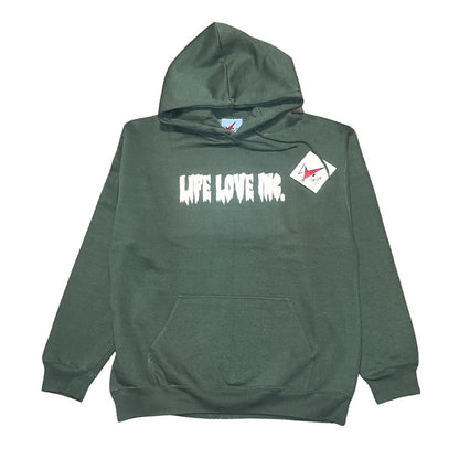 Puffed Creepy Ink Sweatsuit (Olive Green)