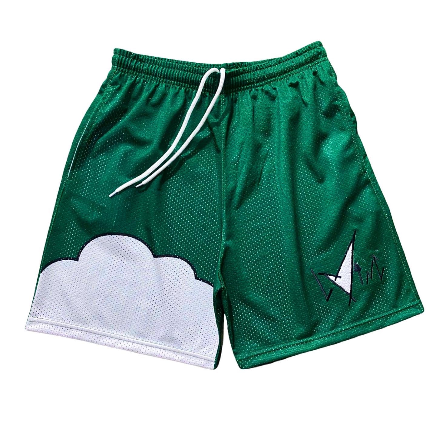Clouded Classic Ink Shorts (Green)