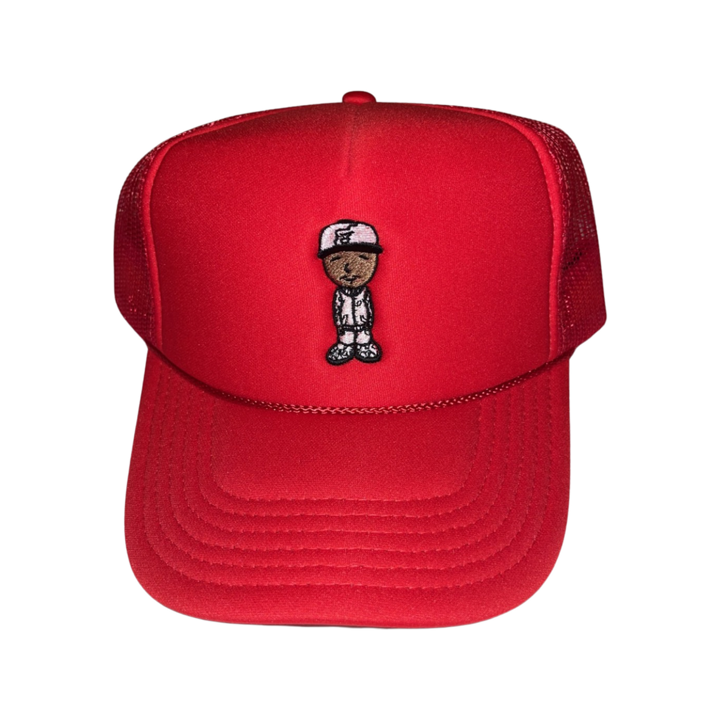 Leroy (Red) Foam Mesh Trucker